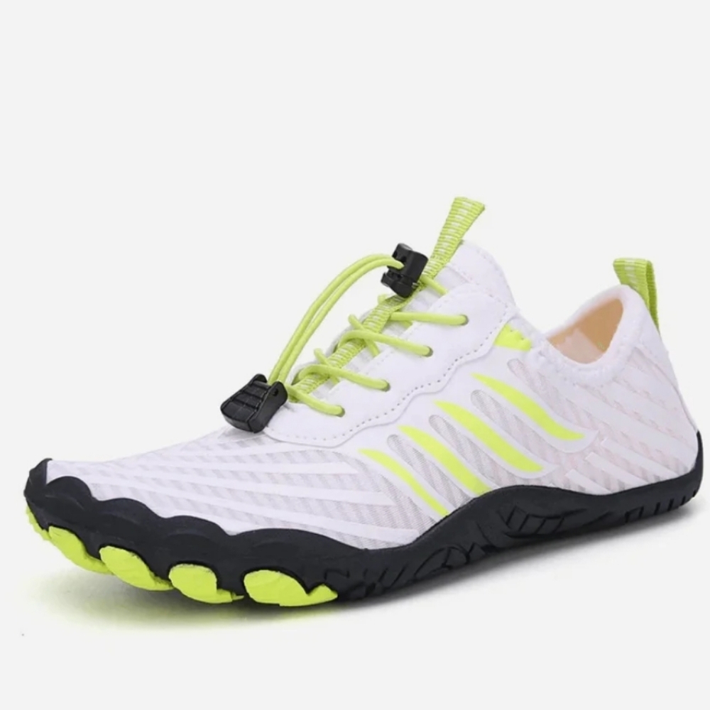 Barestep Active Men's Barefoot Slip-On Athletic Outdoor Shoes White/Neon Size 43